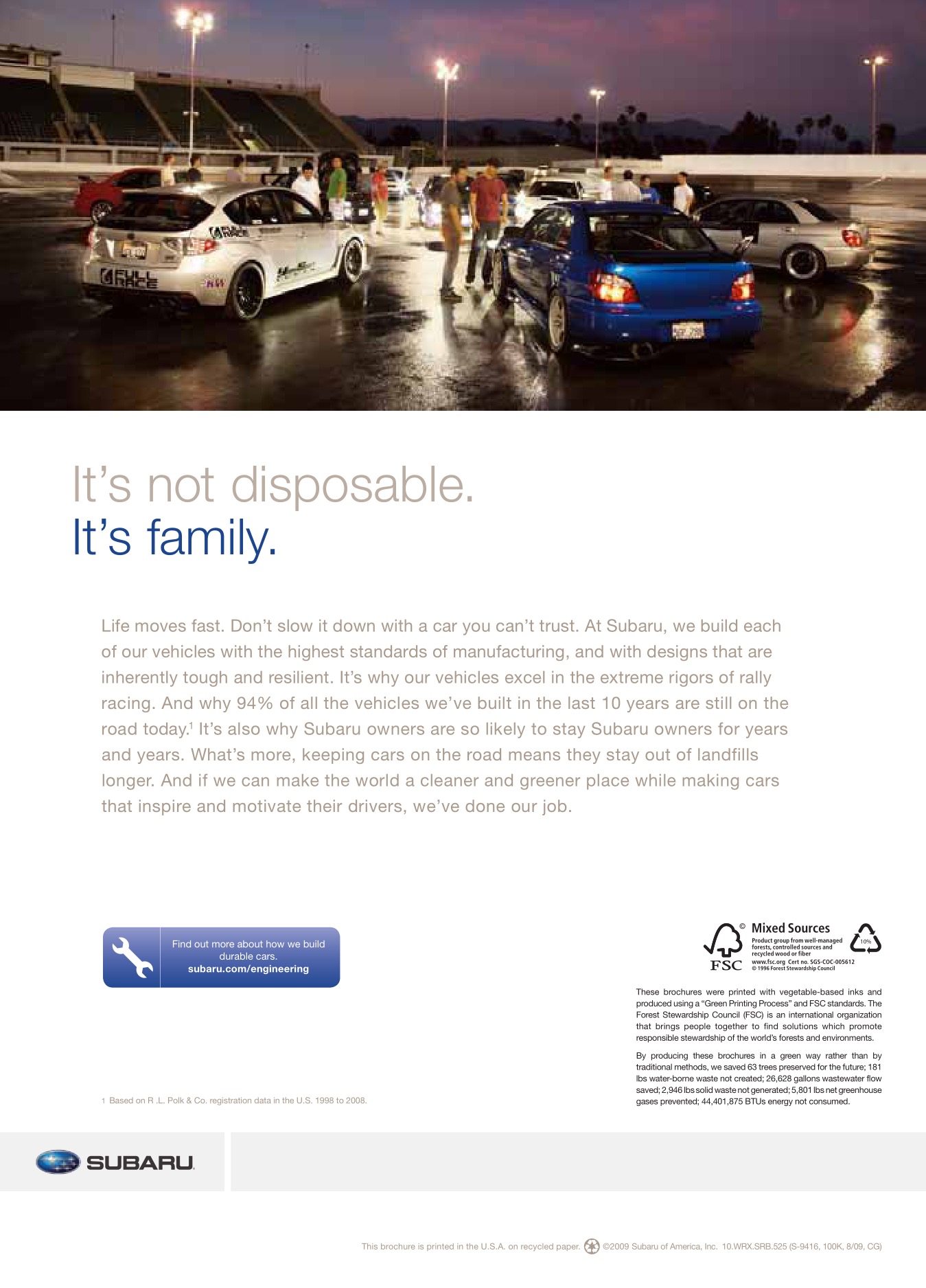 2010 Subaru Impreza WRX Brochure Page 16